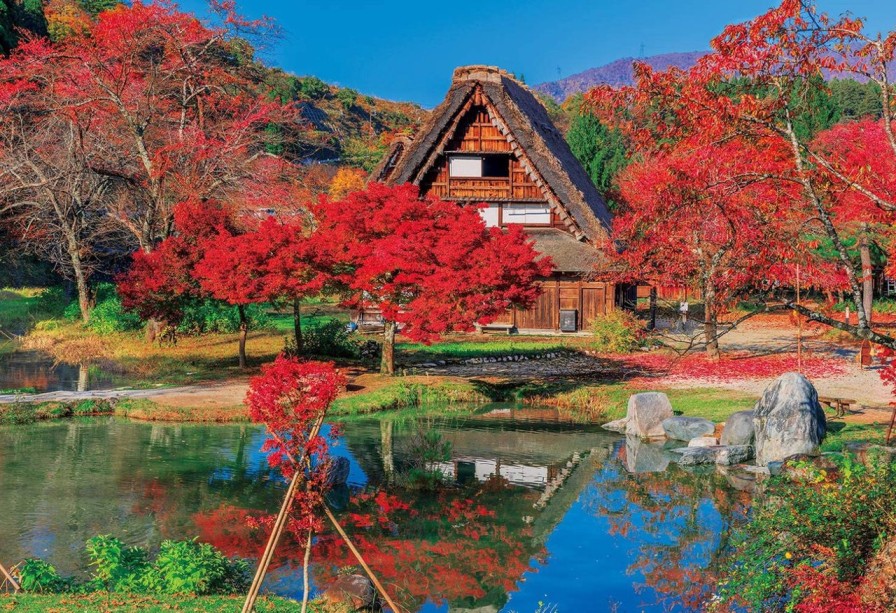 Epoch Epoch  | Epoch Jigsaw Puzzle 25-193S Sirakawago (Gifu) In Autumn Japan (300 Pieces)