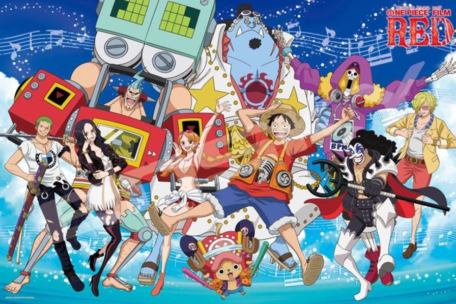 Ensky Ensky  | Ensky 1000-589 Jigsaw Puzzle One Piece Film: Red Straw Hat Pirates Festival (1000 Pieces)